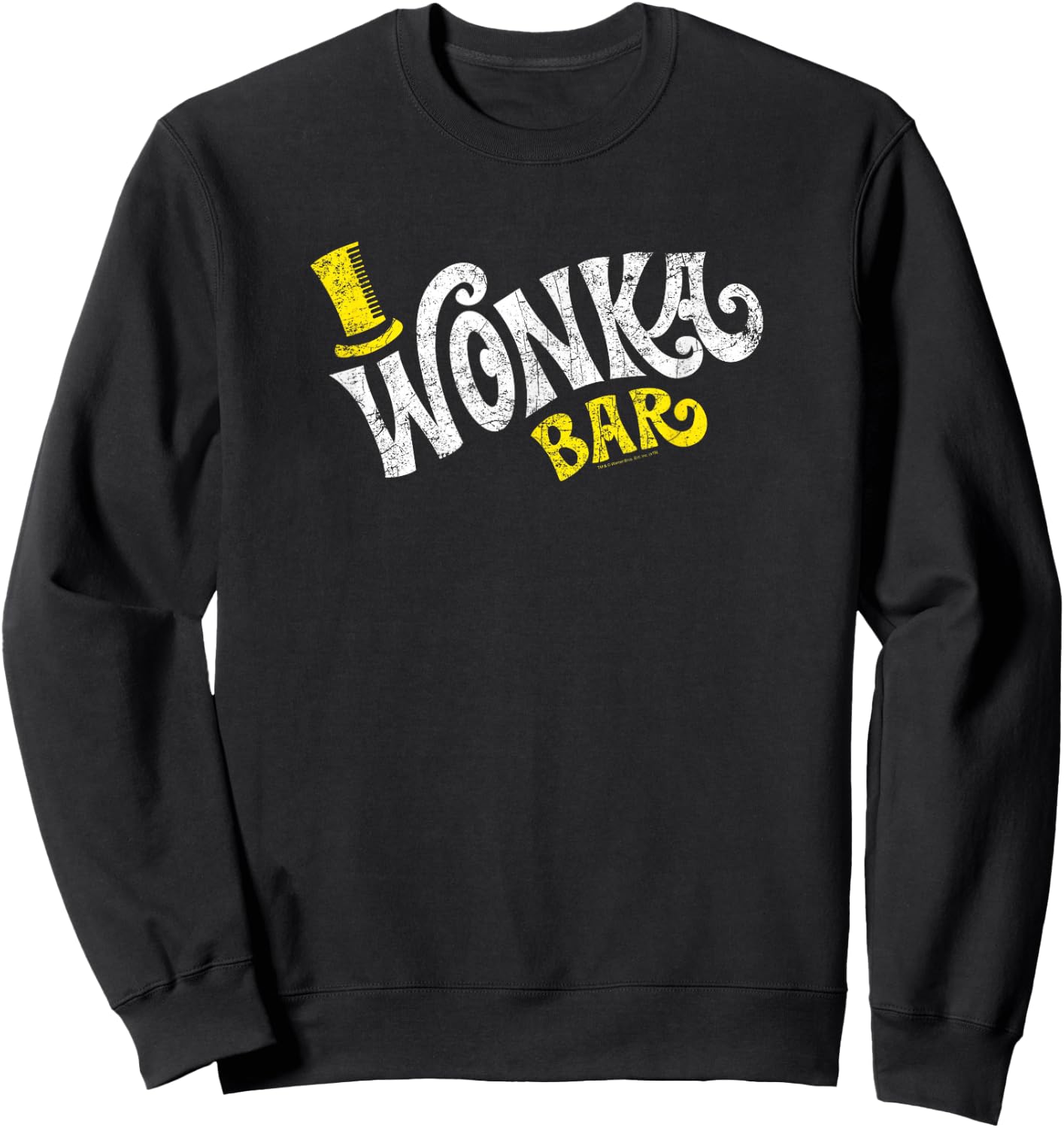 Willy Wonka & The Chocolate Factory Movie Logo Sweatshirt - Sweatshirt | Black