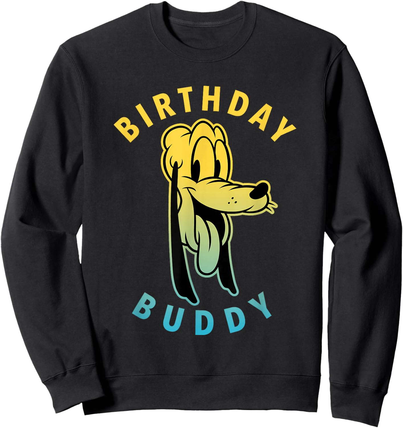 Disney Mickey and Friends Pluto Birthday Buddy Sweatshirt - Sweatshirt | Black