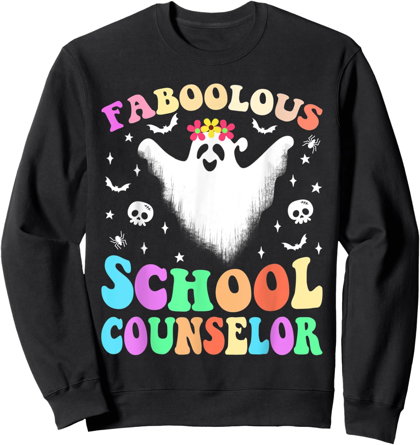 Faboolous SCHOOL COUNSELOR Costume This Is My Spooky Sweatshirt - Sweatshirt | Black