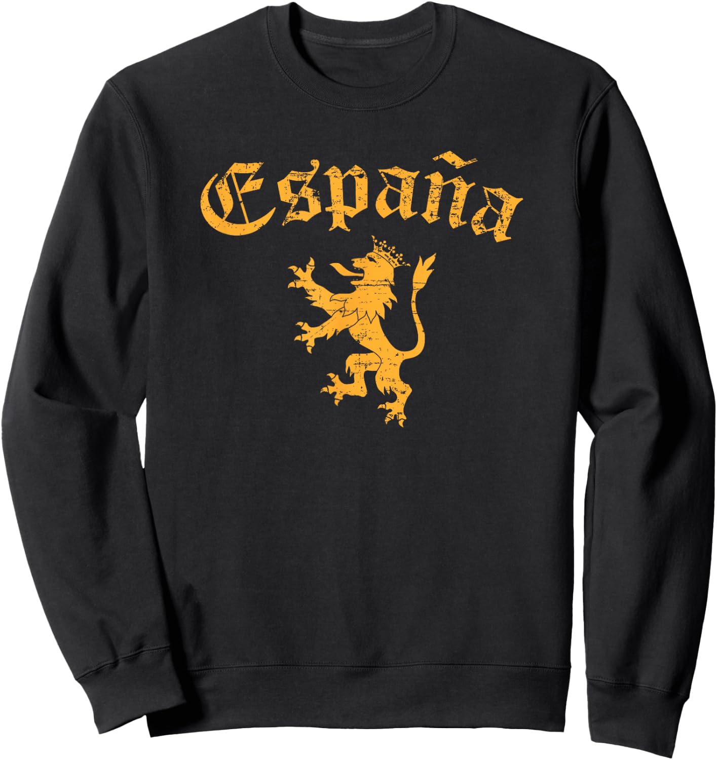 Espana Spain Lion Symbol Spanish Spaniard Pride Sweatshirt - Sweatshirt | Black