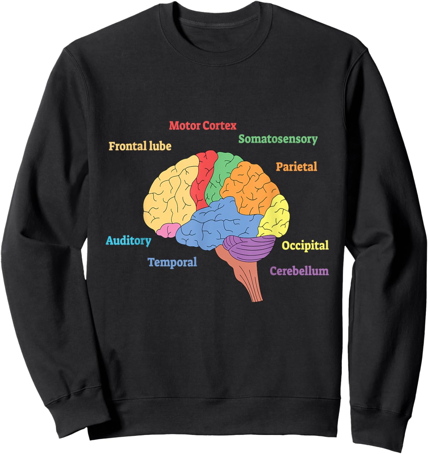 Diagram Brain I Brain Neurologist Neuroscience Brain Sweatshirt - Sweatshirt | Black