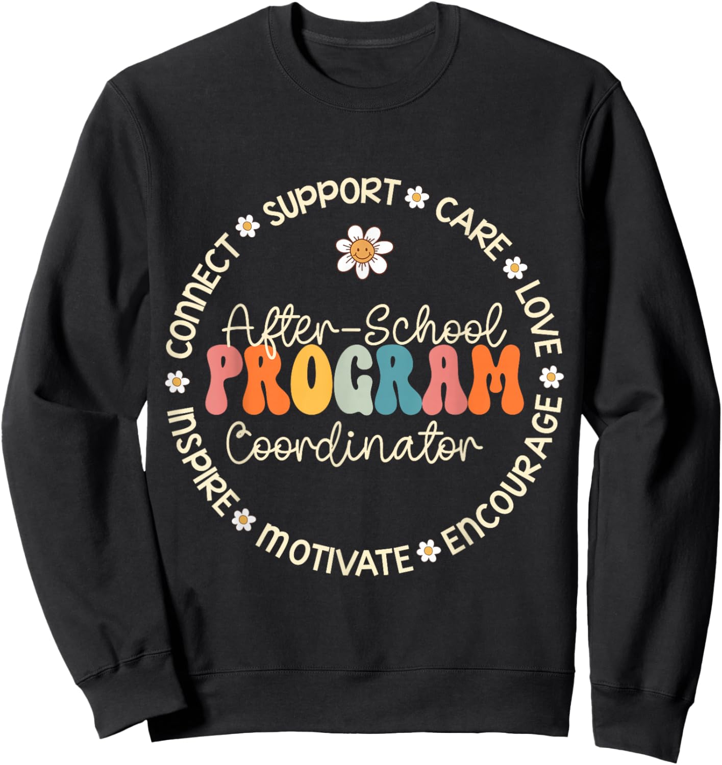 After School Program Coordinator Week Back to School Sweatshirt - Sweatshirt | Black