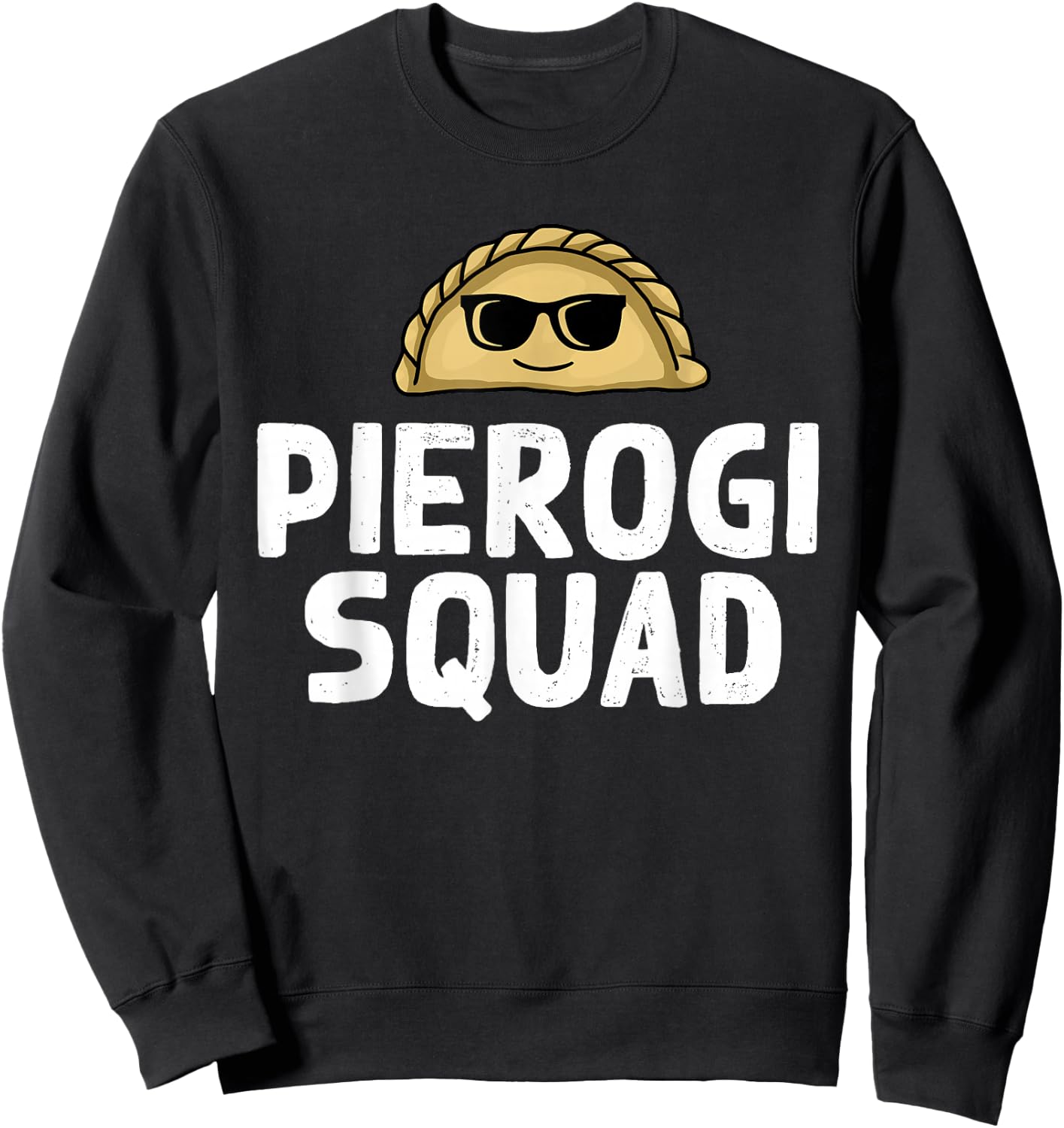 Funny Pierogi Women Polska Food Polish Pride Poland Sweatshirt - Sweatshirt | Black
