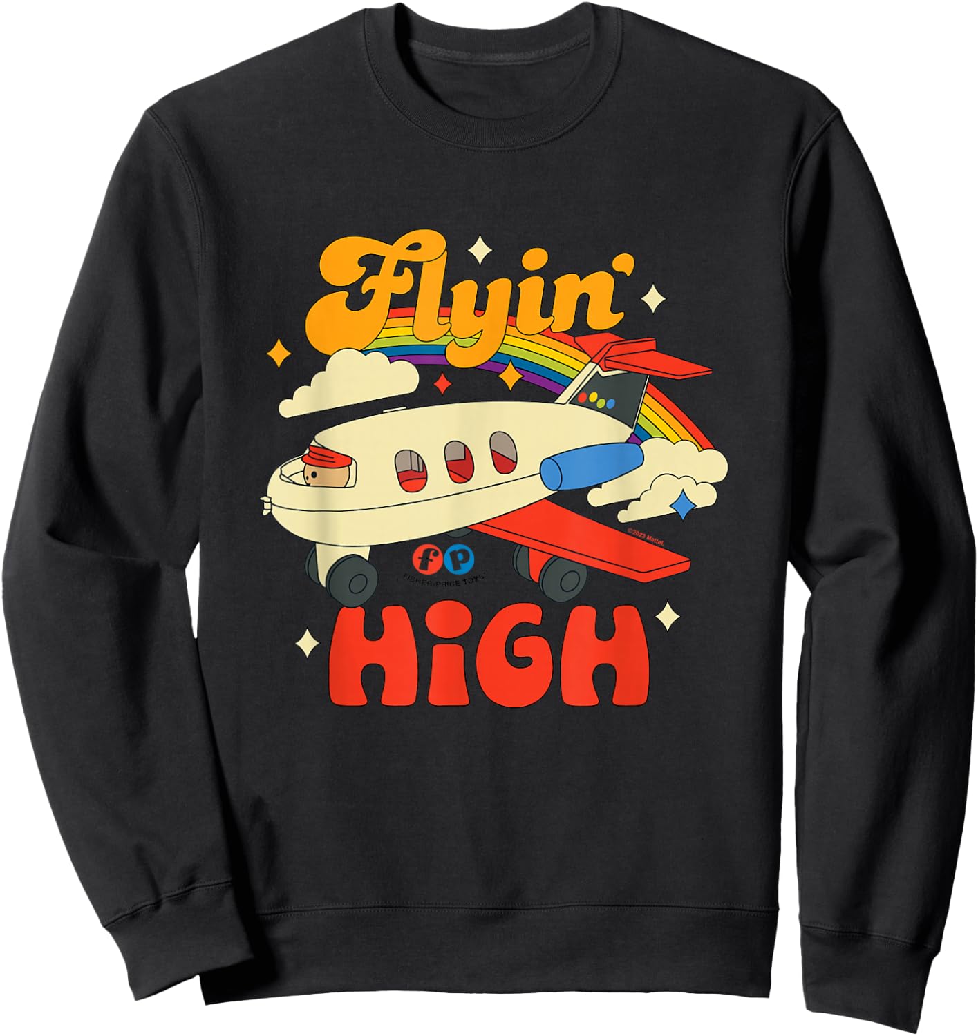 Fisher Price Flyin High Plane Sweatshirt - Sweatshirt | Black