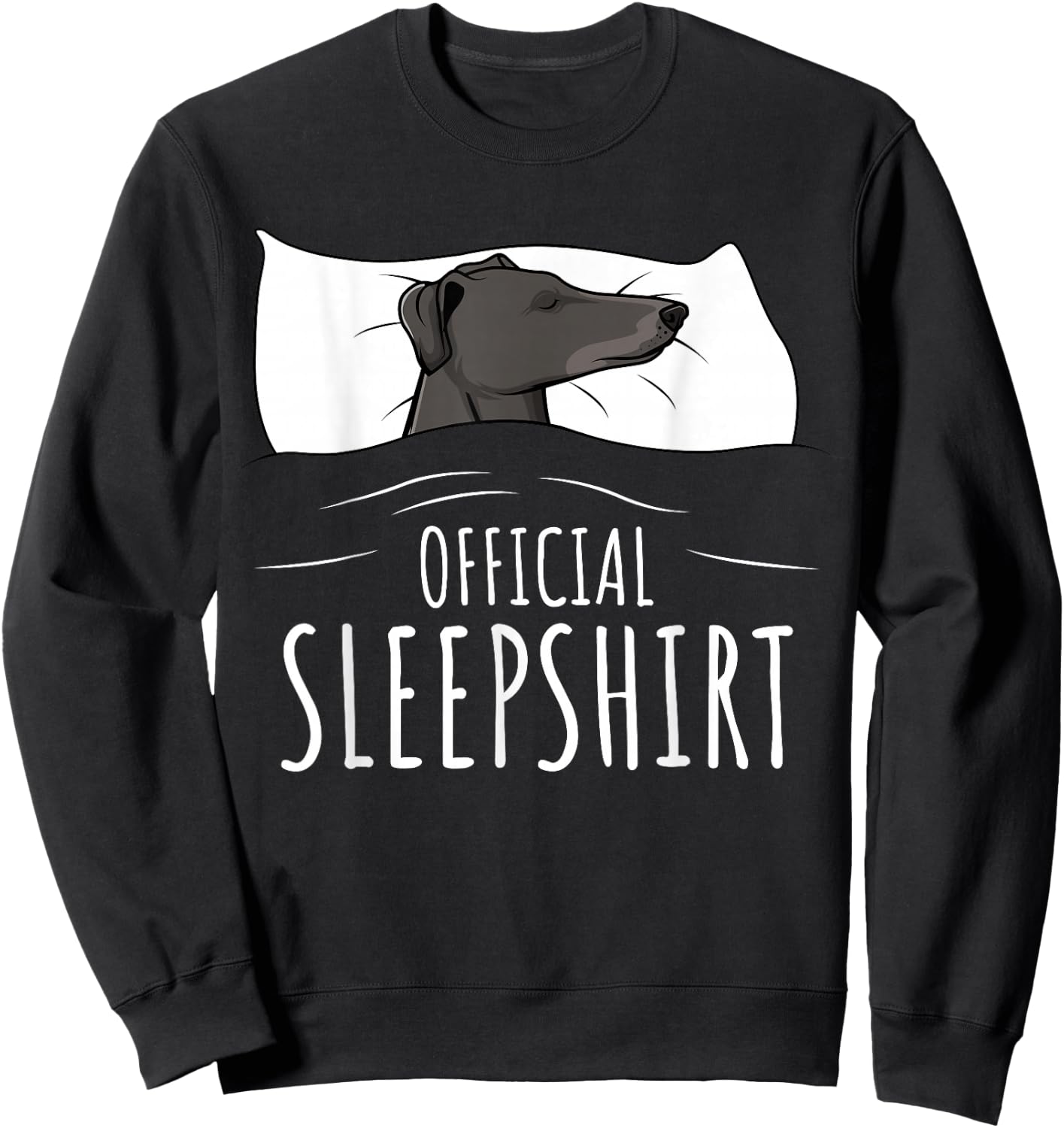 Greyhound Official Sleepshirt Sweatshirt - Sweatshirt | Black