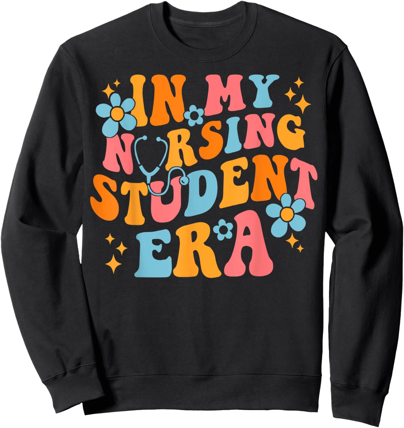 In My Nursing Student Era Sweatshirt - Sweatshirt | Black