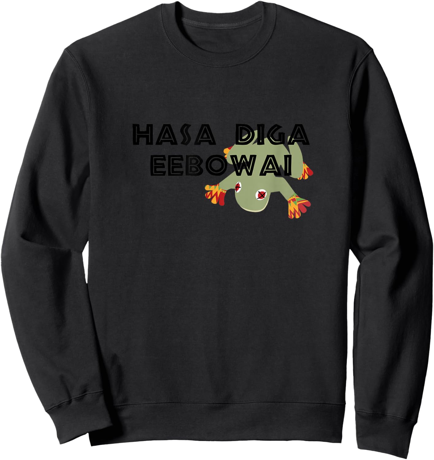 Hasa Diga Eebowai Sweatshirt - Sweatshirt | Black