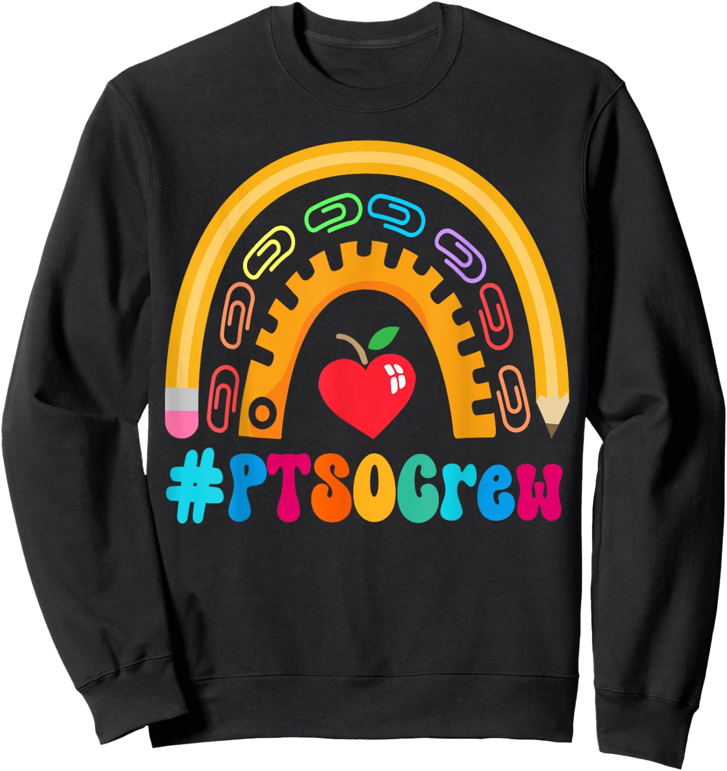 PTSO Crew Appreciation Week Back to School Sweatshirt - Sweatshirt | Black