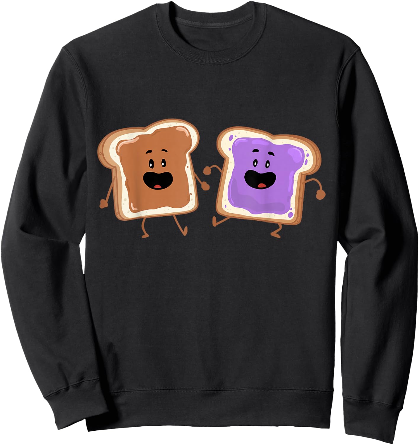 Peanut Butter and Jelly Sweatshirt - Sweatshirt | Black