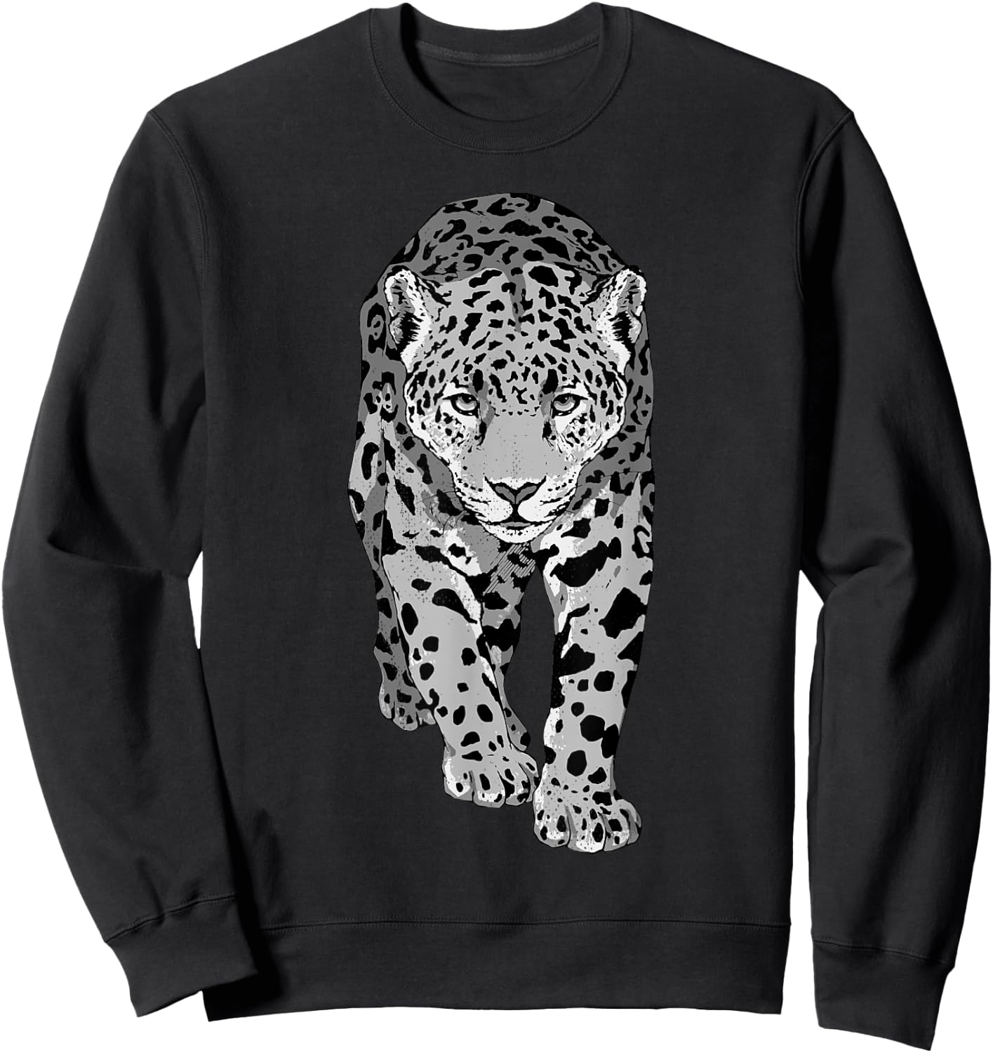 Cool Jaguar with powerful look with his beautiful eyes. Sweatshirt - Sweatshirt | Black