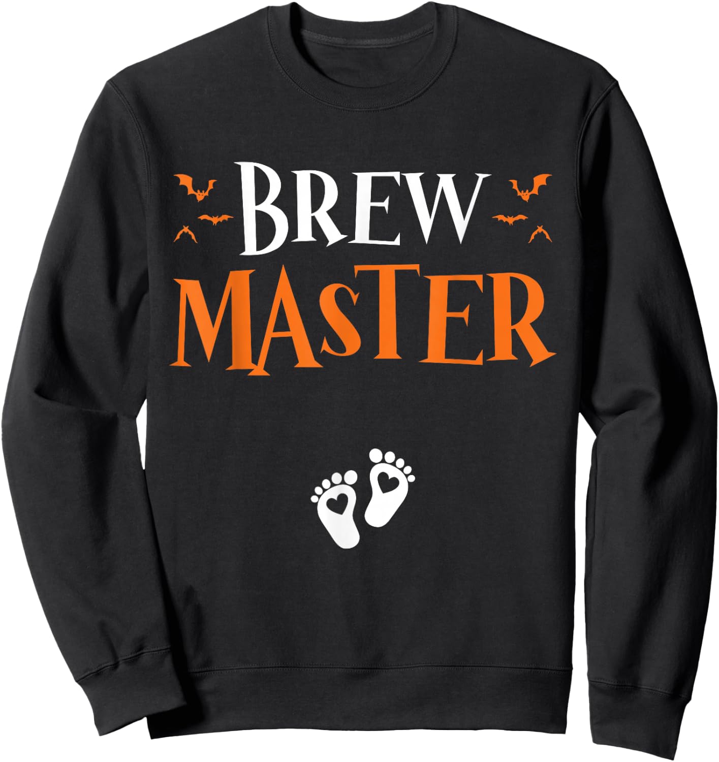 Brew Master something Good is Brewing Halloween Pregnancy Sweatshirt - Sweatshirt | Black