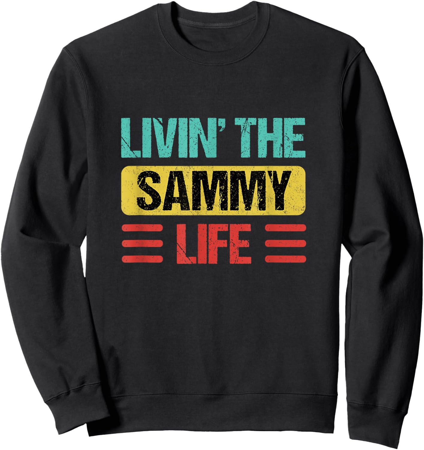 Sammy Name Sweatshirt - Sweatshirt | Black