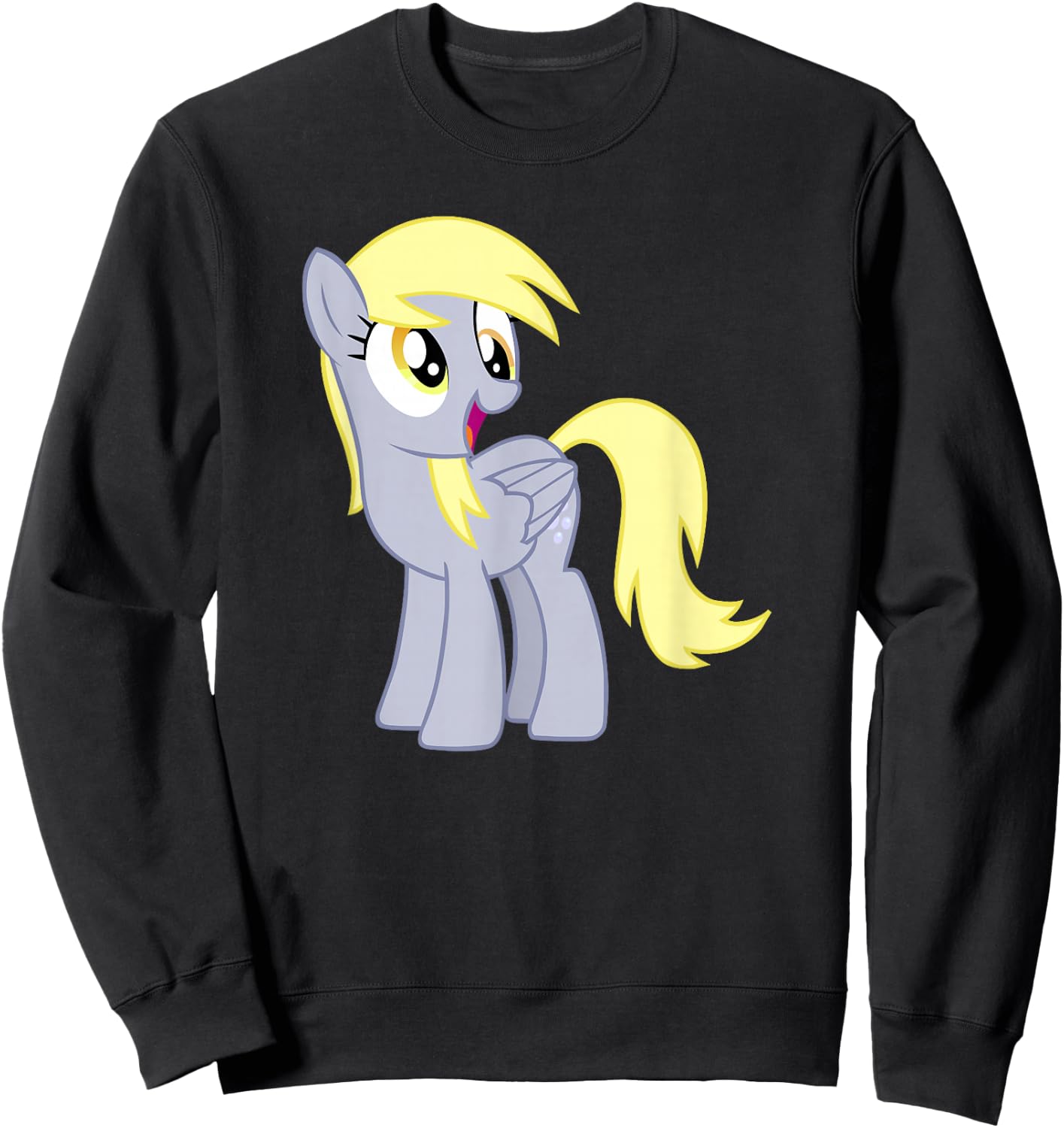 My Little Pony: Friendship is Magic Derpy Bubbles Portrait Sweatshirt - Sweatshirt | Black