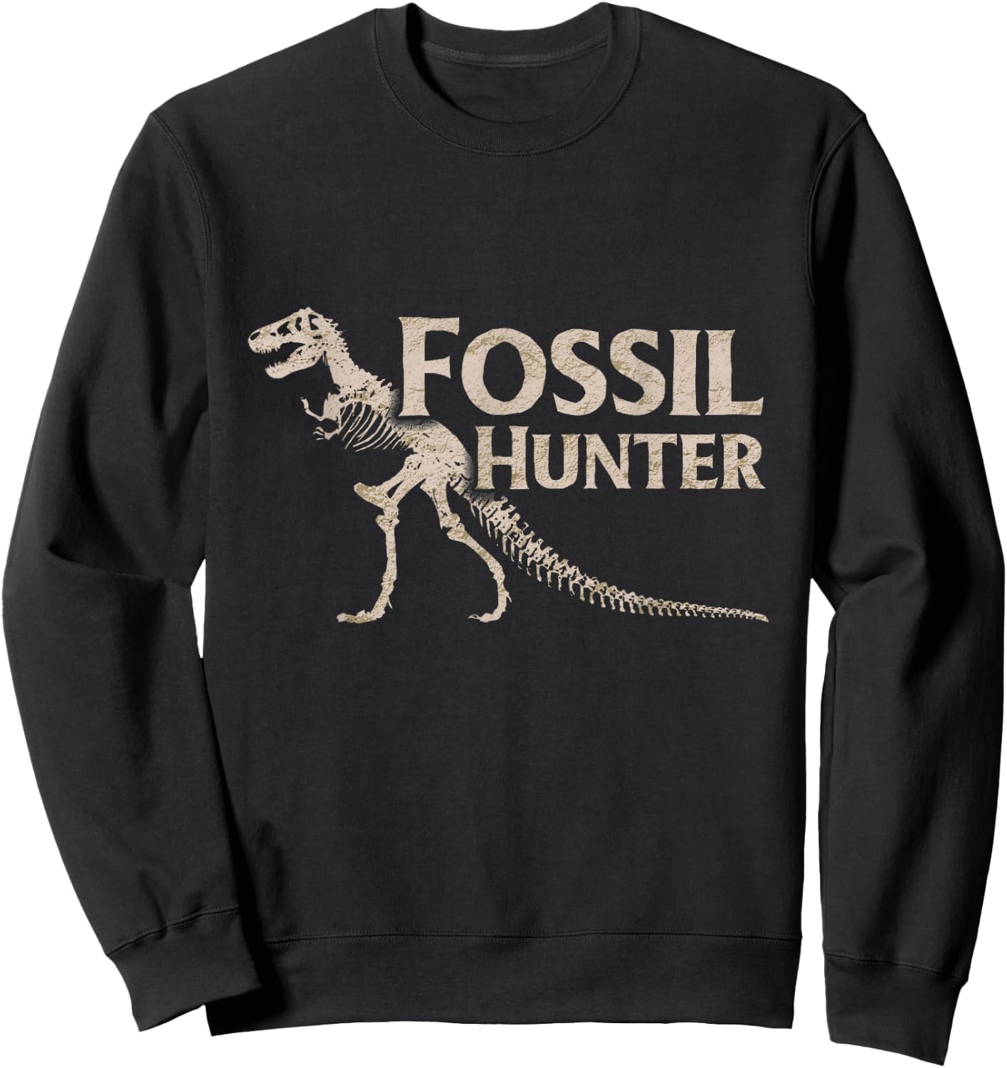 Fossil Hunter Dinosaur Sweatshirt - Sweatshirt | Black