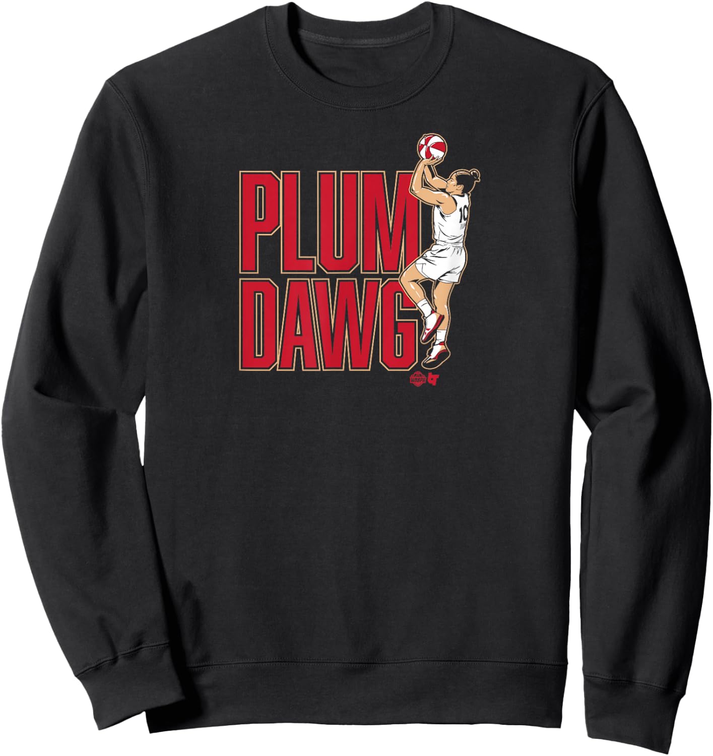 Kelsey Plum: Plum Dawg - Las Vegas Basketball Sweatshirt - Sweatshirt | Black