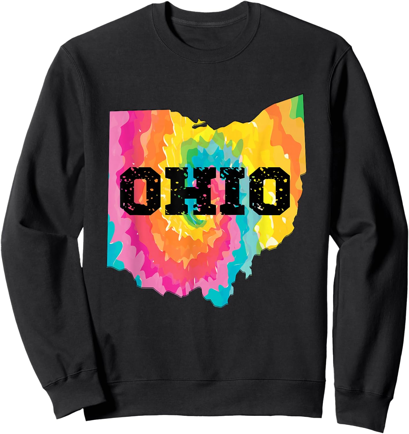 Ohio The State Shirts State Ohio Flag Ohioan Sweatshirt - Sweatshirt | Black