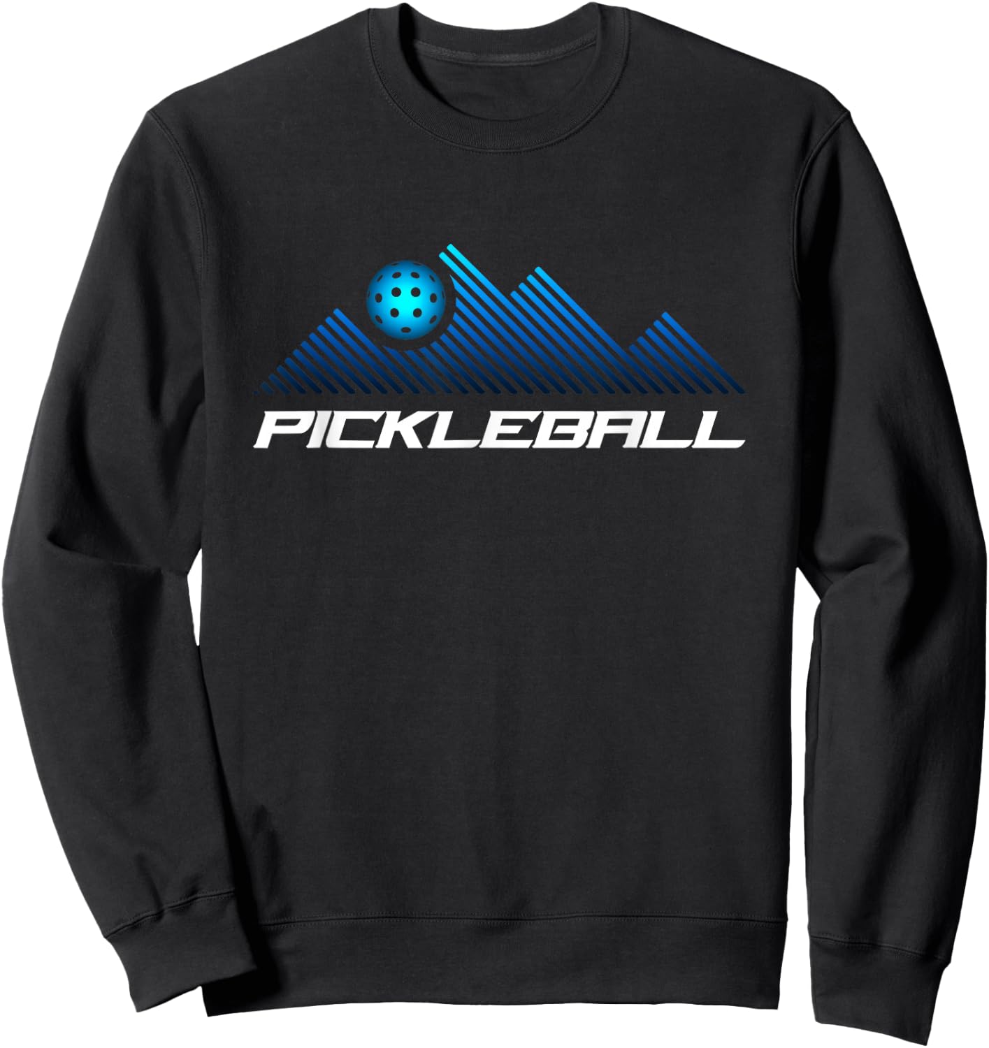 Pickleball - Professional - Simple - Pickleball Sweatshirt - Sweatshirt | Black