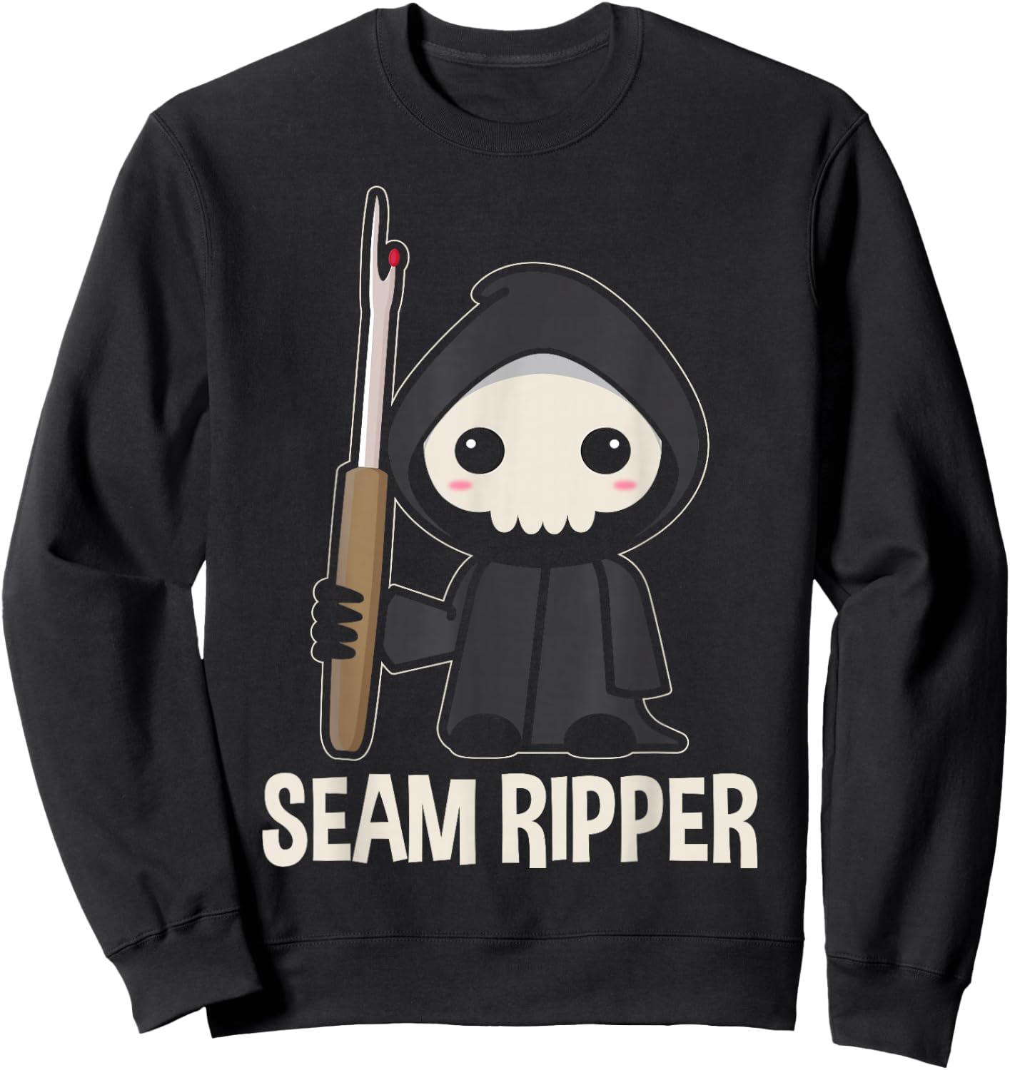 Quilting Funny Sewing Seamstress Sweatshirt - Sweatshirt | Black
