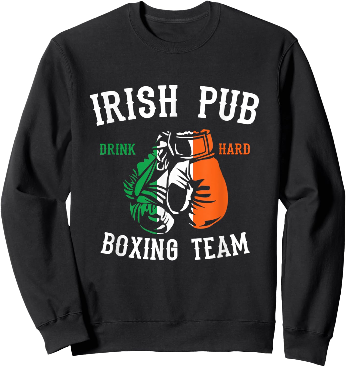 Vintage Irish Pub Est 1975 Boxing Day Sweatshirt - Sweatshirt | Black
