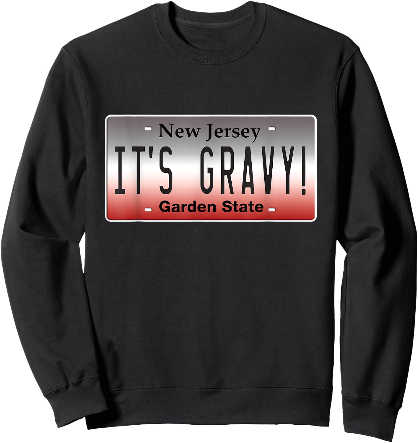 Its Gravy Funny Italian American Sauce NJ New Jersey Guido Sweatshirt - Sweatshirt | Black