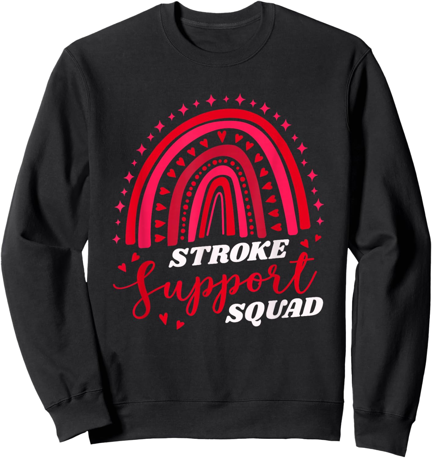 Stroke Support Squad, Stroke Survivor Team Sweatshirt - Sweatshirt | Black