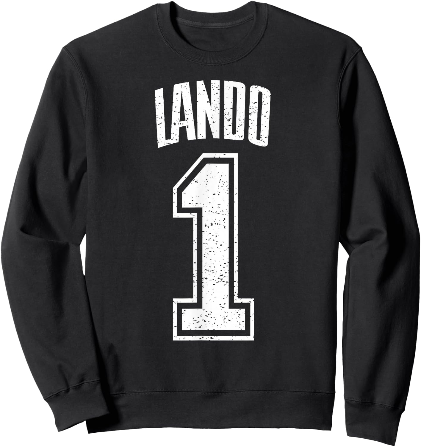 Lando Supporter Number 1 Biggest Fan Sweatshirt - Sweatshirt | Black