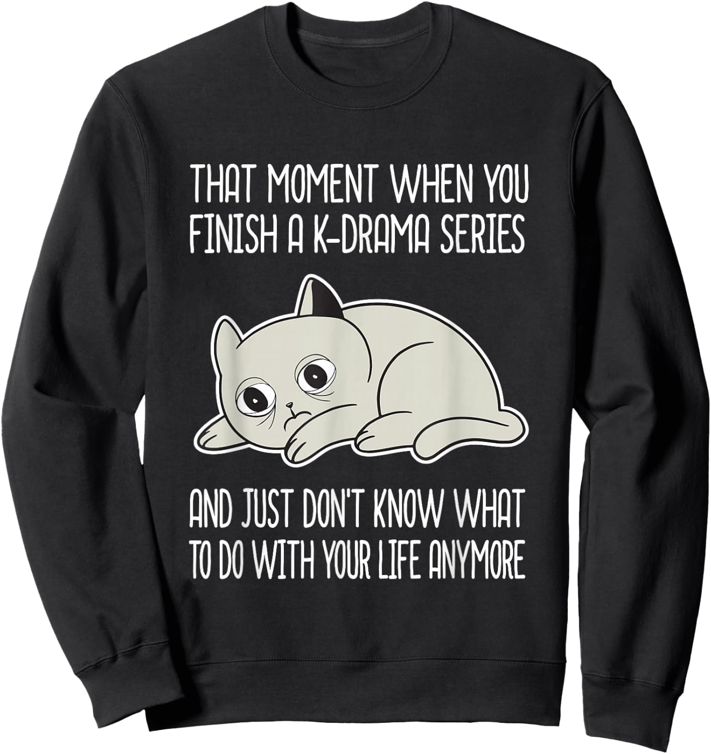 Korean Drama Kdrama Finger Heart Sweatshirt - Sweatshirt | Black