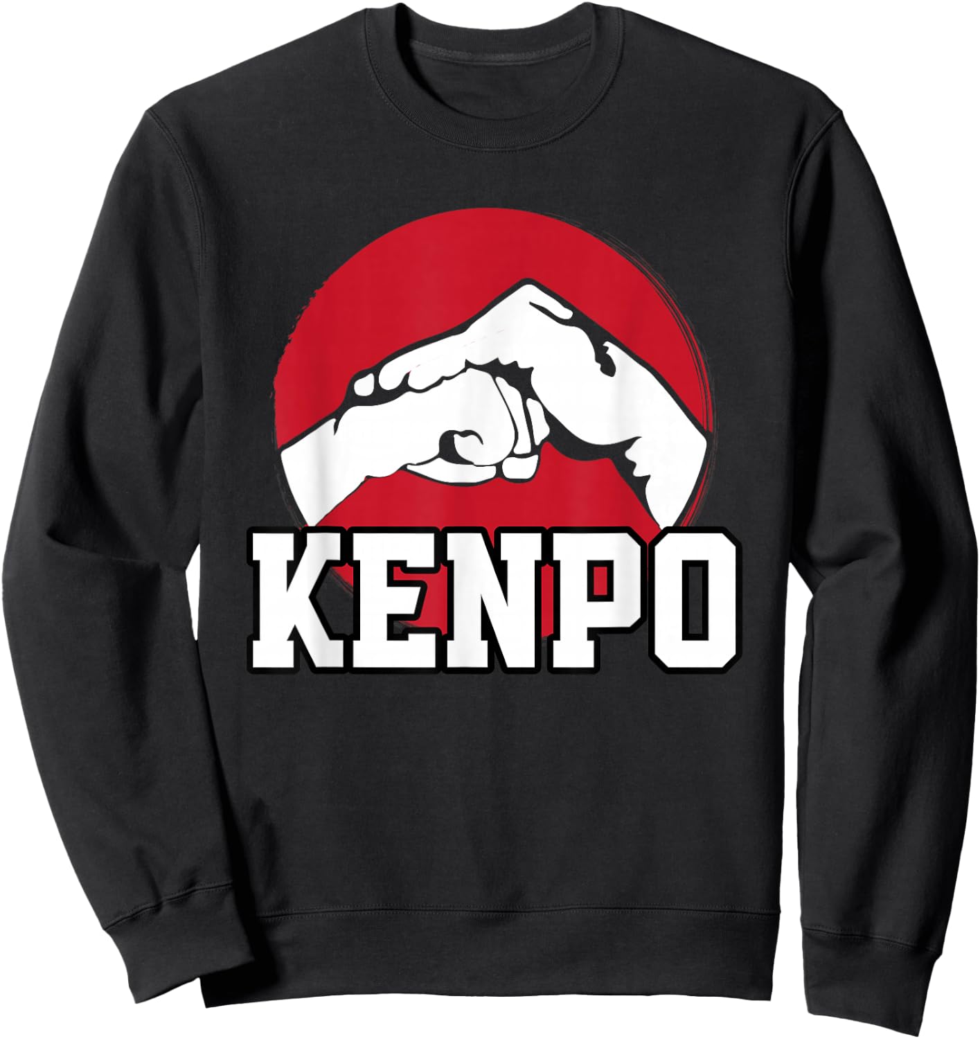 Great Kenpo Karate Fist Design Japanese Martial Art Sweatshirt - Sweatshirt | Black