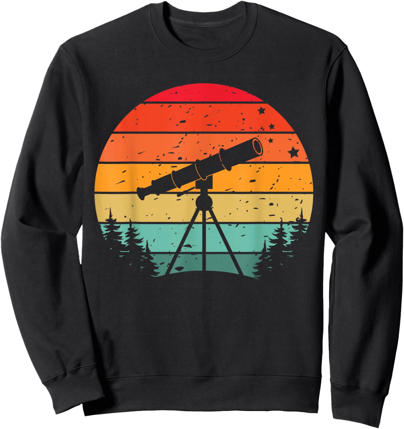 Telescope Astrophotography Telescope Cosmic Photography Sweatshirt - Sweatshirt | Black
