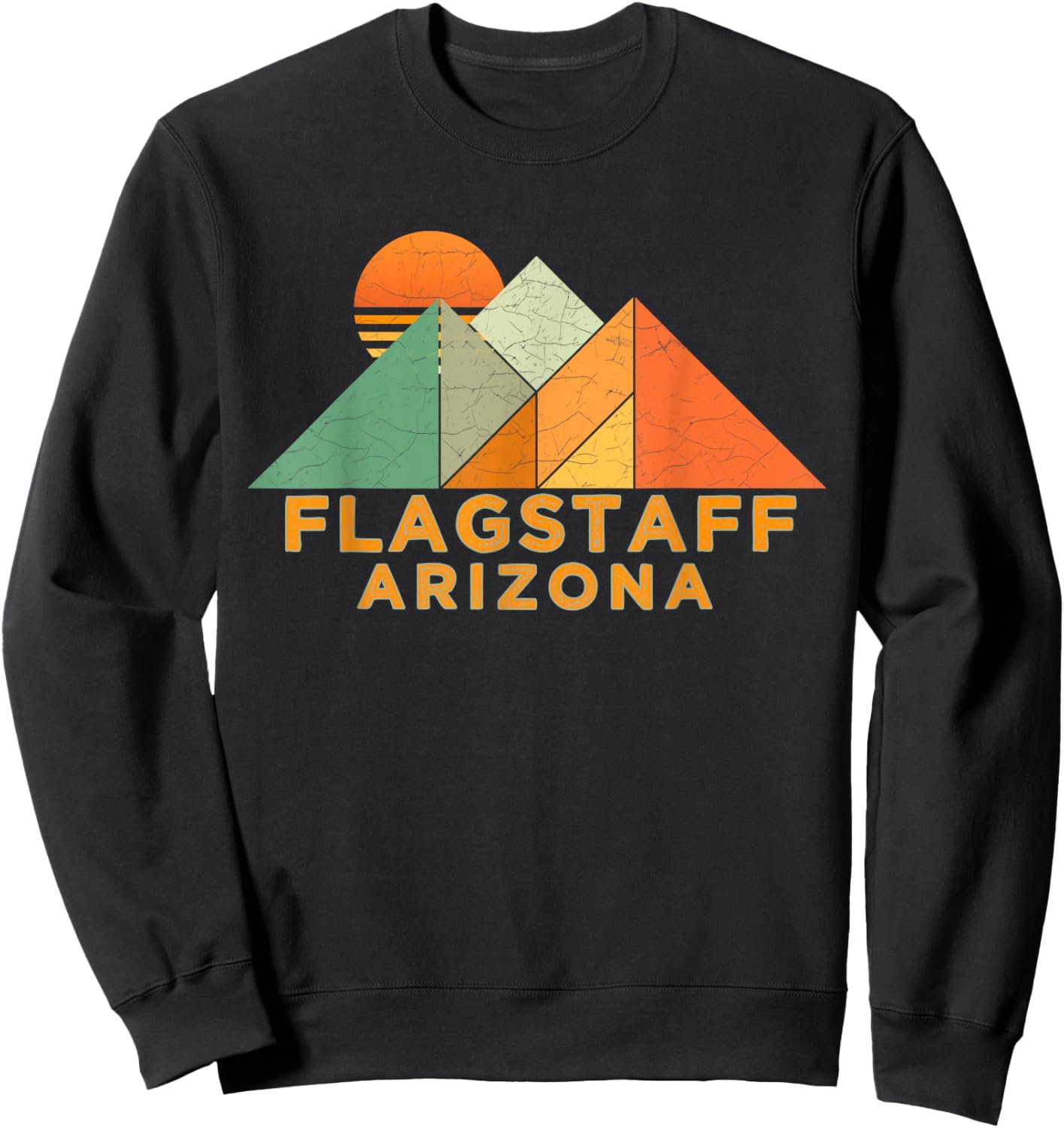 Retro Vintage Flagstaff Shirt Sweatshirt - Sweatshirt | Black