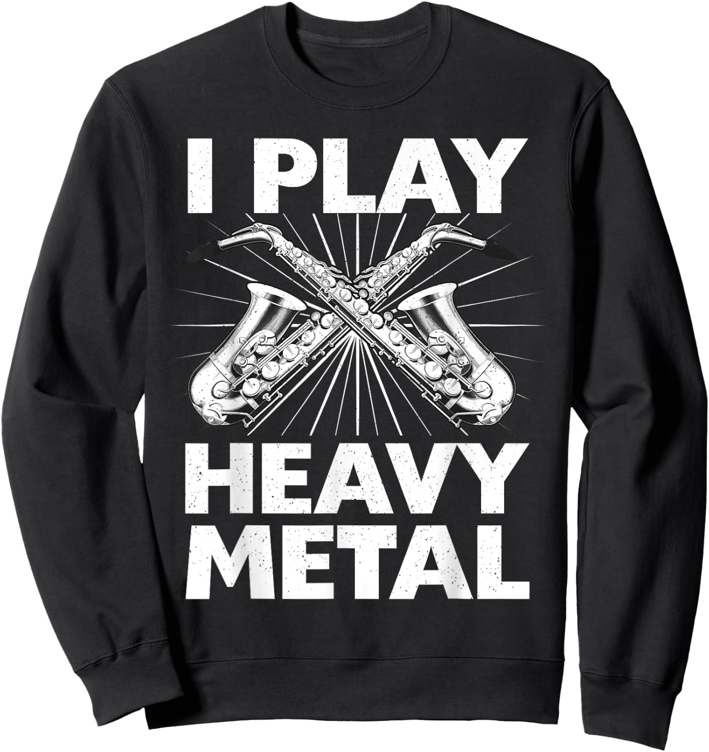 Funny Saxophone Women Saxophone Player Saxophonist Sweatshirt - Sweatshirt | Black
