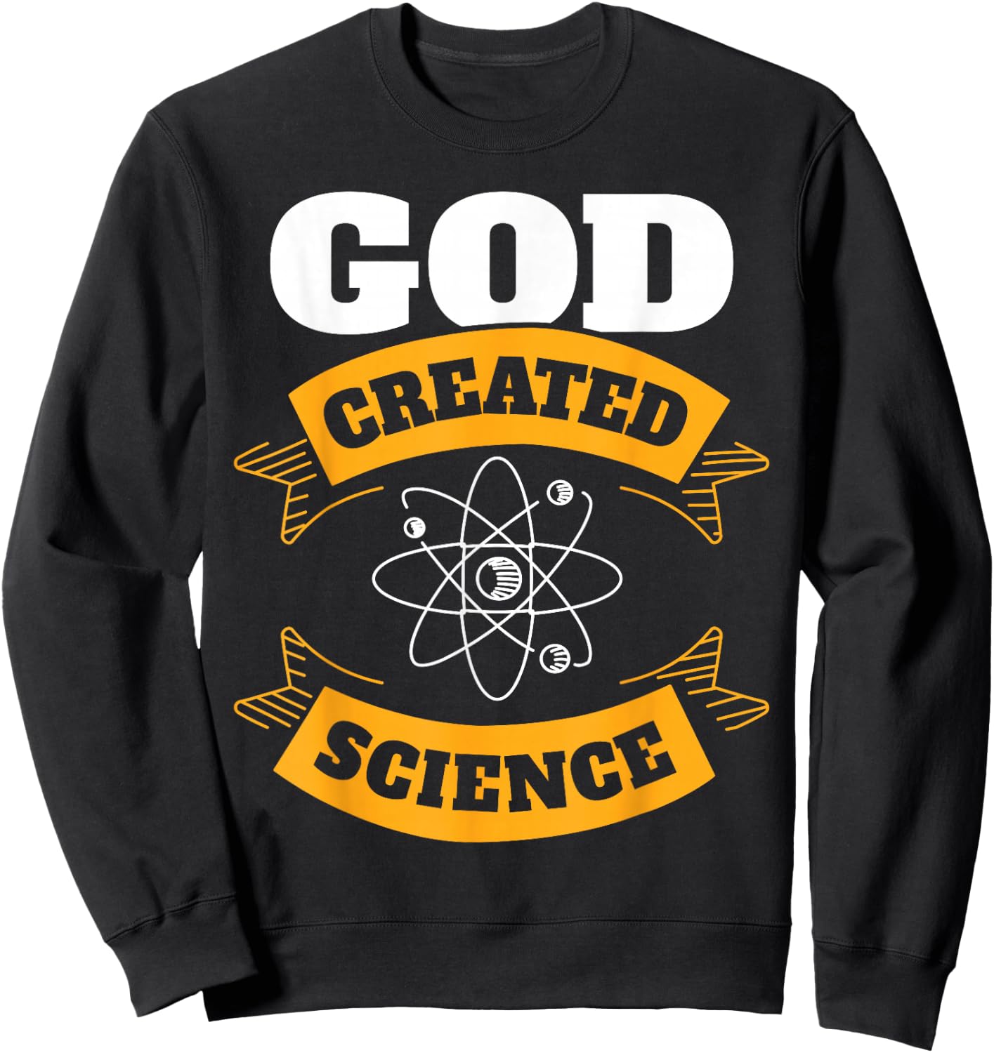 God Created Science - Christian Sweatshirt - Sweatshirt | Black