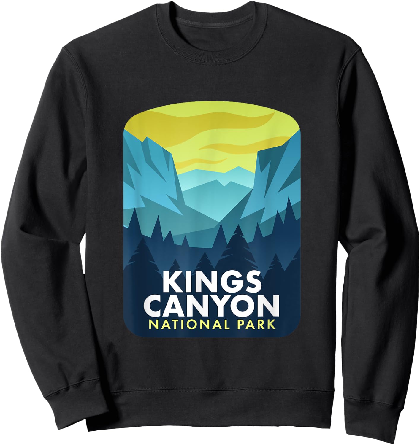 Kings Canyon National Park Sweatshirt - Sweatshirt | Black