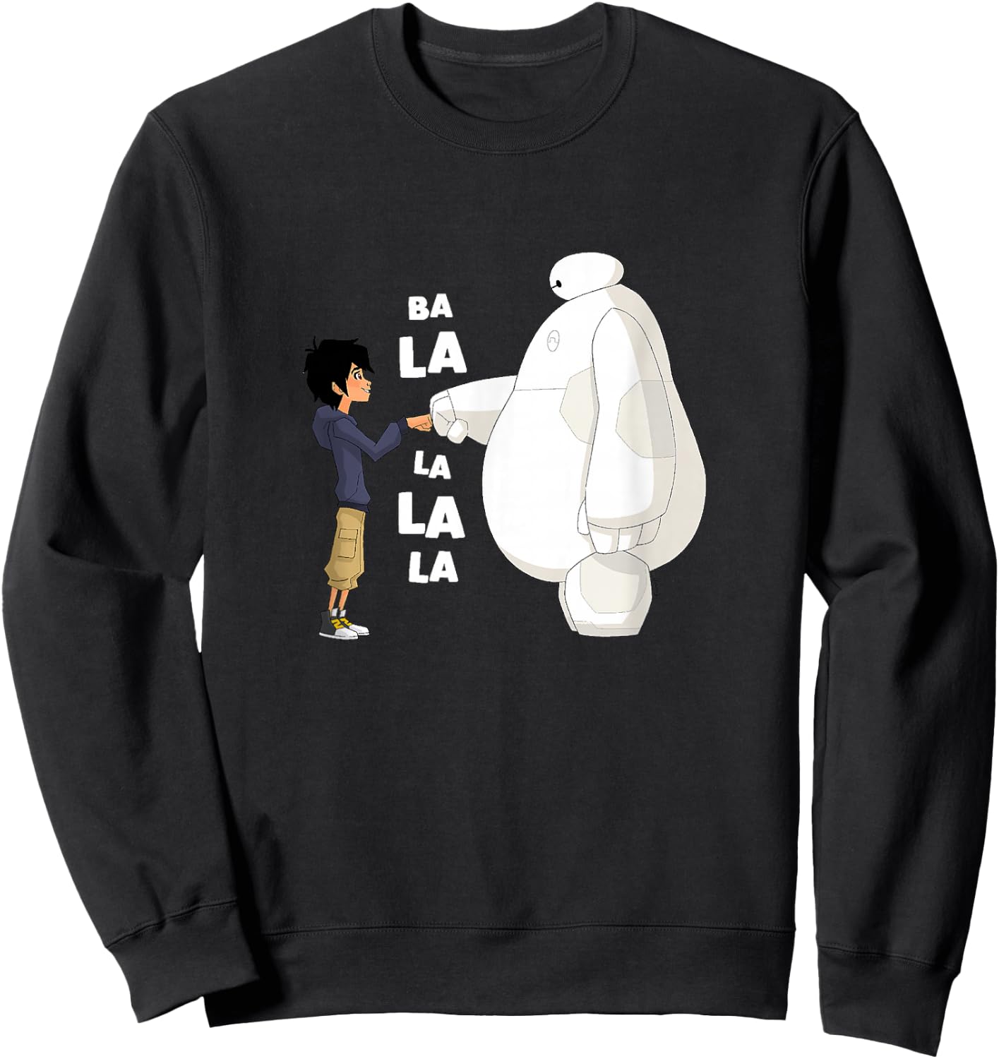 Big Hero 6 - Fist Bump Ba La La La La Sweatshirt - Sweatshirt | Black