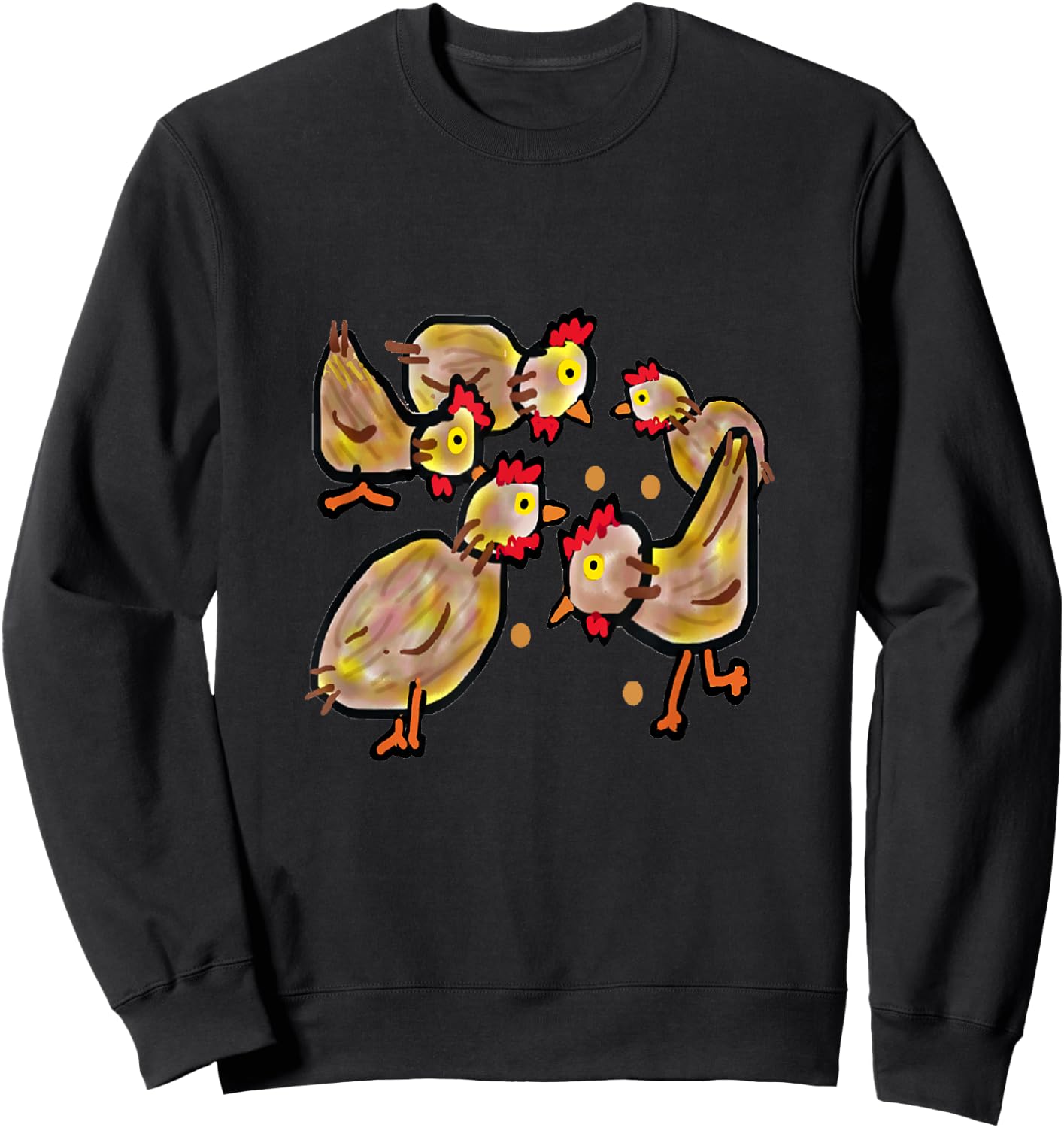 Chickens Sweatshirt - Sweatshirt | Black