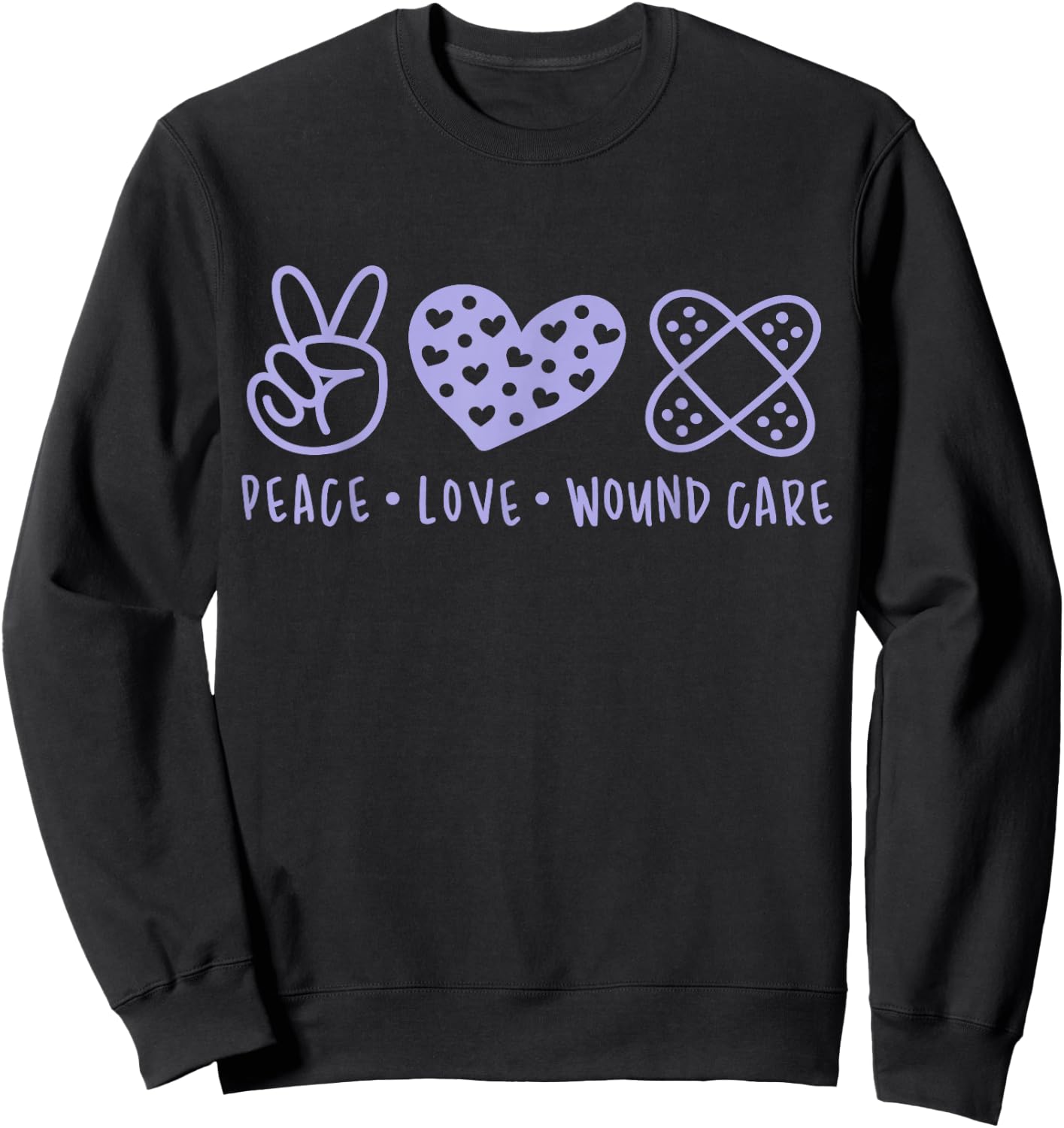 Medical Assistant Wound Care Nurse Surgical Recovery Tech Sweatshirt - Sweatshirt | Black