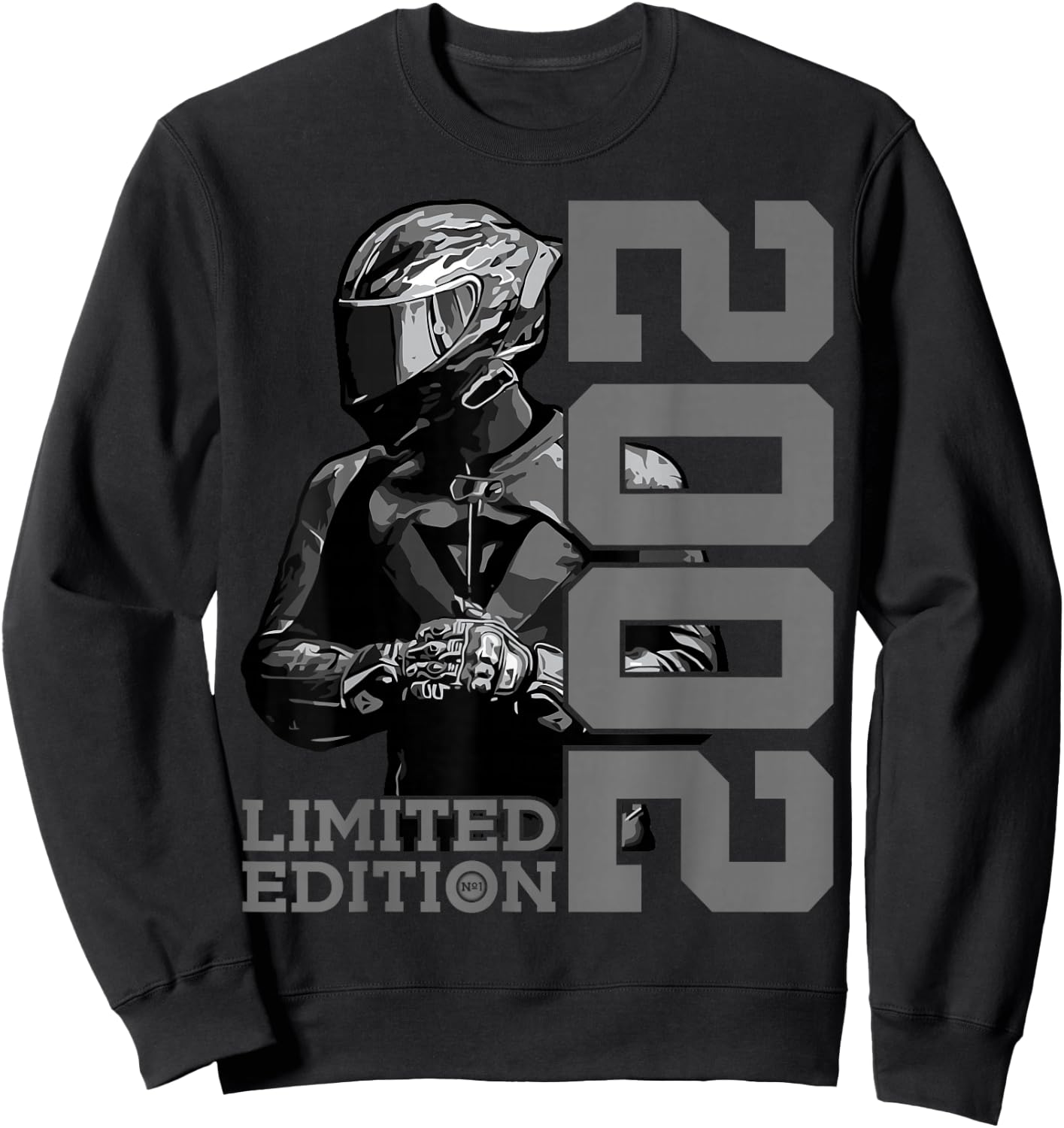 Limited Edition 2002 BIKER MOTORCYCLE 23rd BIRTHDAY Sweatshirt - Sweatshirt | Black