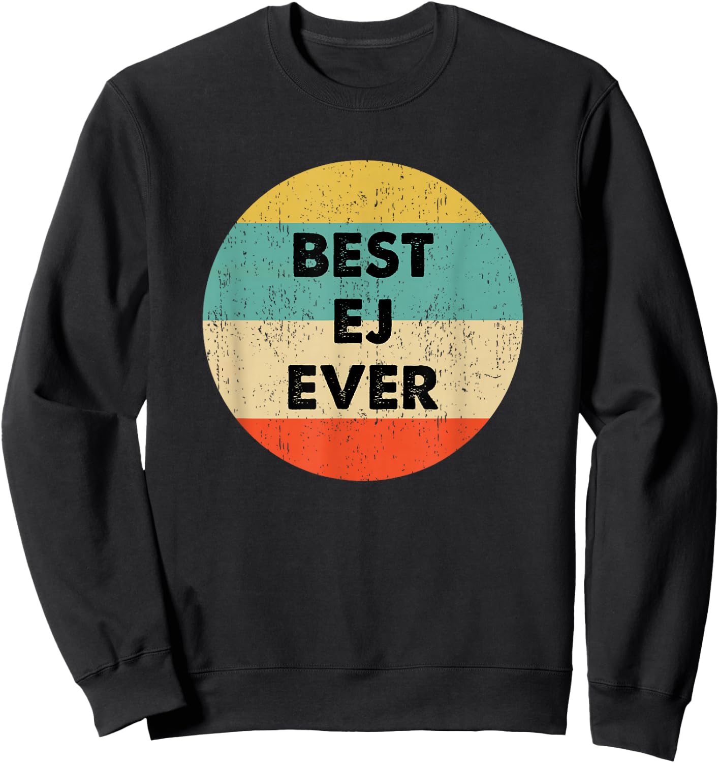 Ej Name Sweatshirt - Sweatshirt | Black
