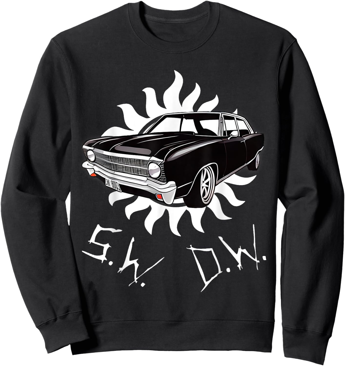 SW and DW SPN Baby Nostalgia Sweatshirt - Sweatshirt | Black