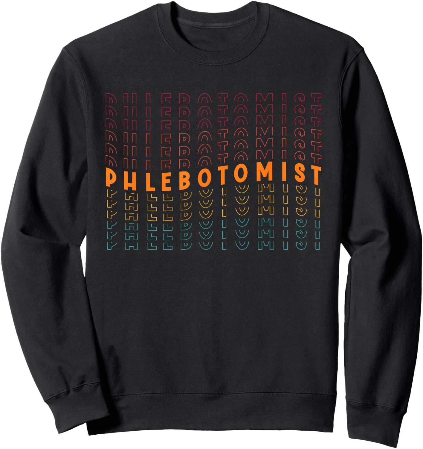 Phlebotomist | Vein Blood Syringe | Phlebotomy Technician Sweatshirt - Sweatshirt | Black
