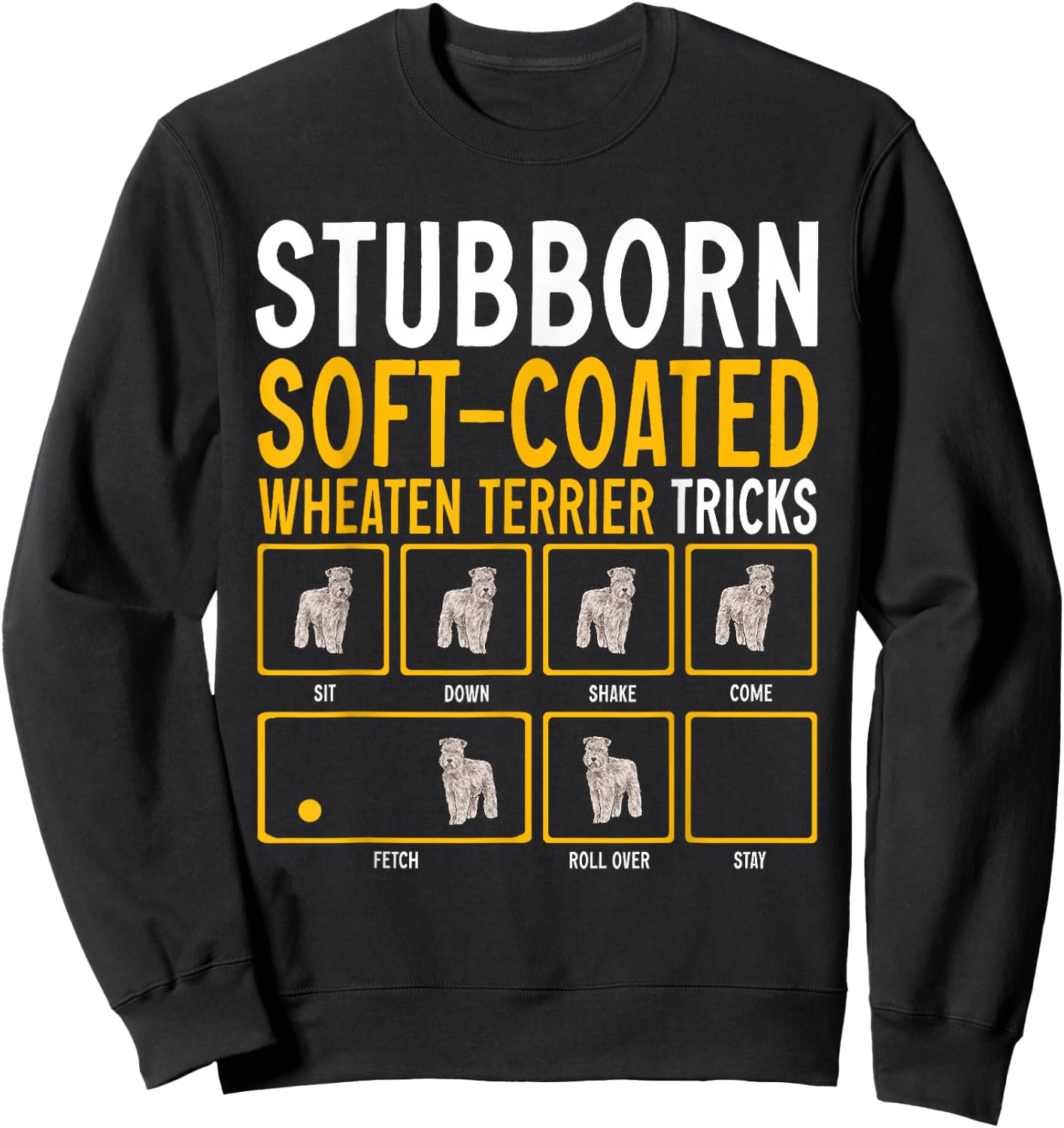 Irish Soft Coated Wheaten Terrier Sweatshirt - Sweatshirt | Black