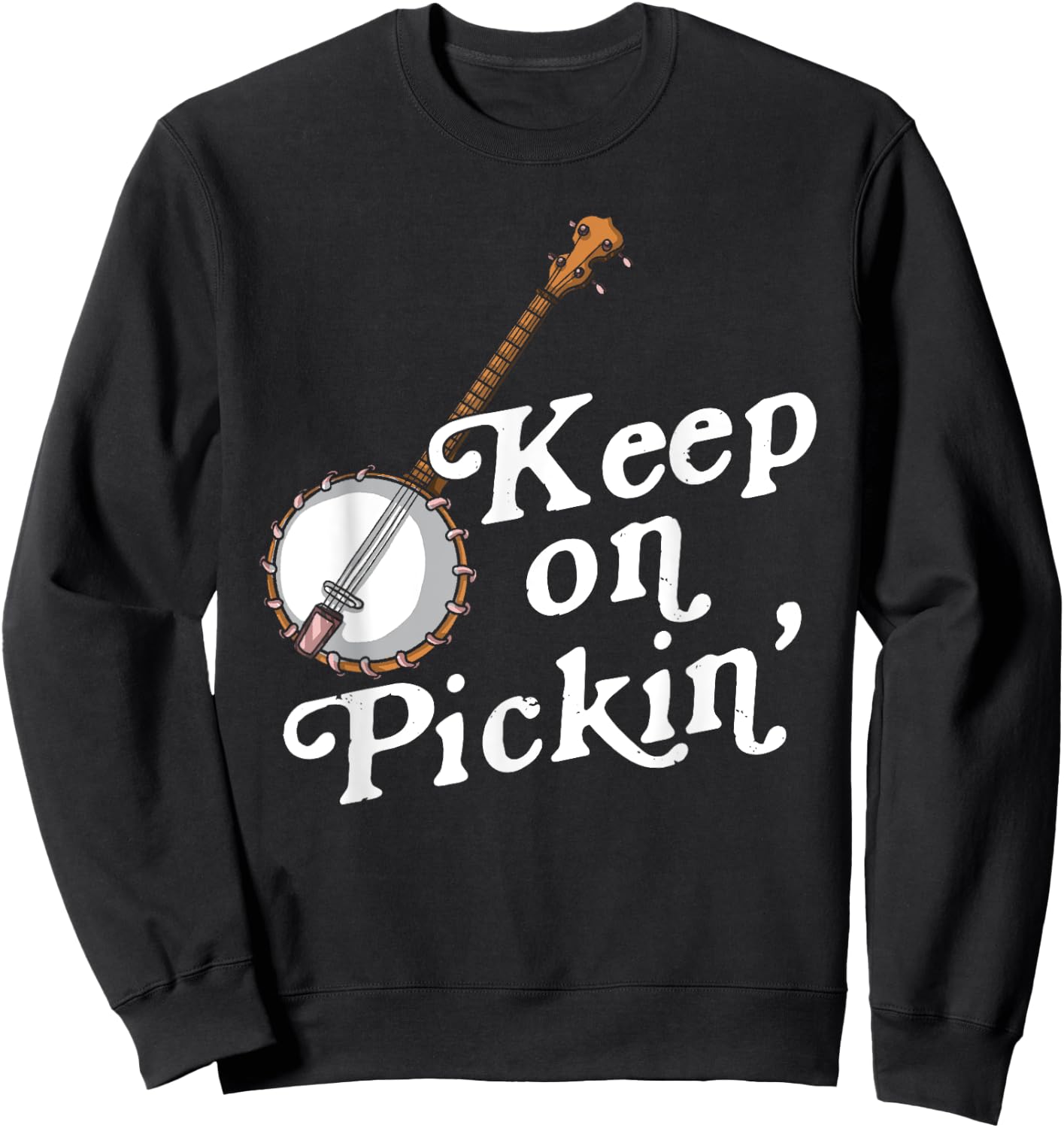 Banjo Bluebird Tennesse Mandolin Bluegrass Sweatshirt - Sweatshirt | Black