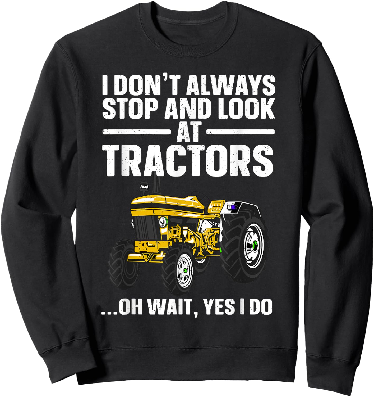 Best Tractor Art For Boys Men Women Cattle Tractor Farmer Sweatshirt - Sweatshirt | Black