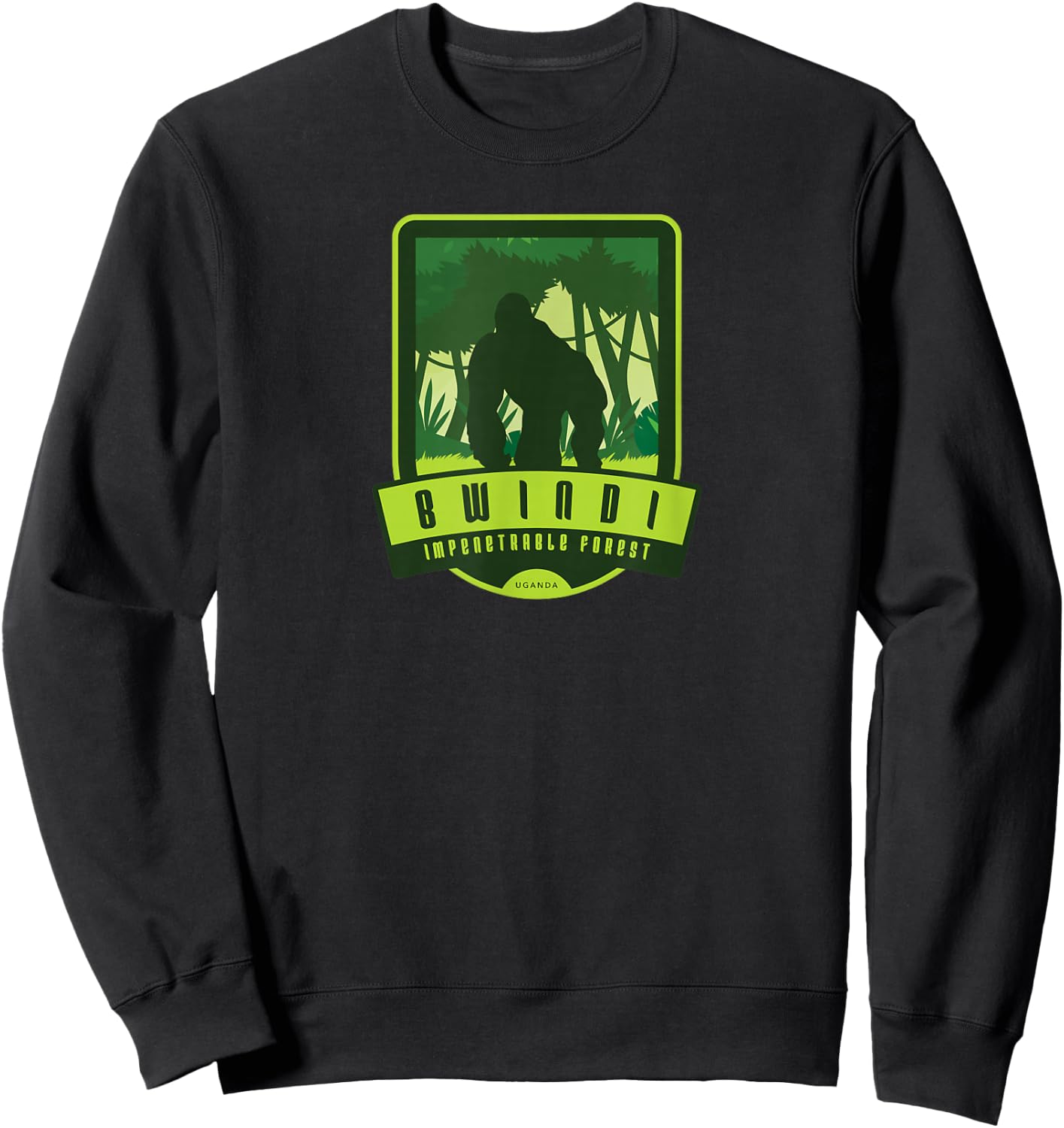 Bwindi Impenetrable National Park - Uganda Sweatshirt - Sweatshirt | Black