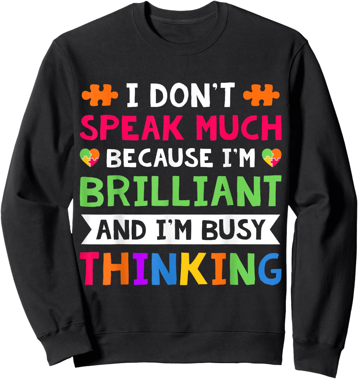 My Child May Be Non Verbal I May Be Nonverbal Autism Mom Sweatshirt - Sweatshirt | Black