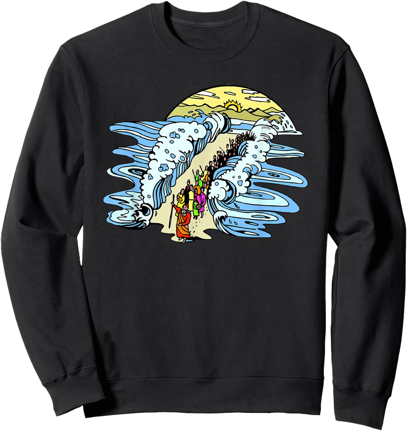 Moses Moshe Red Sea Sweatshirt - Sweatshirt | Black