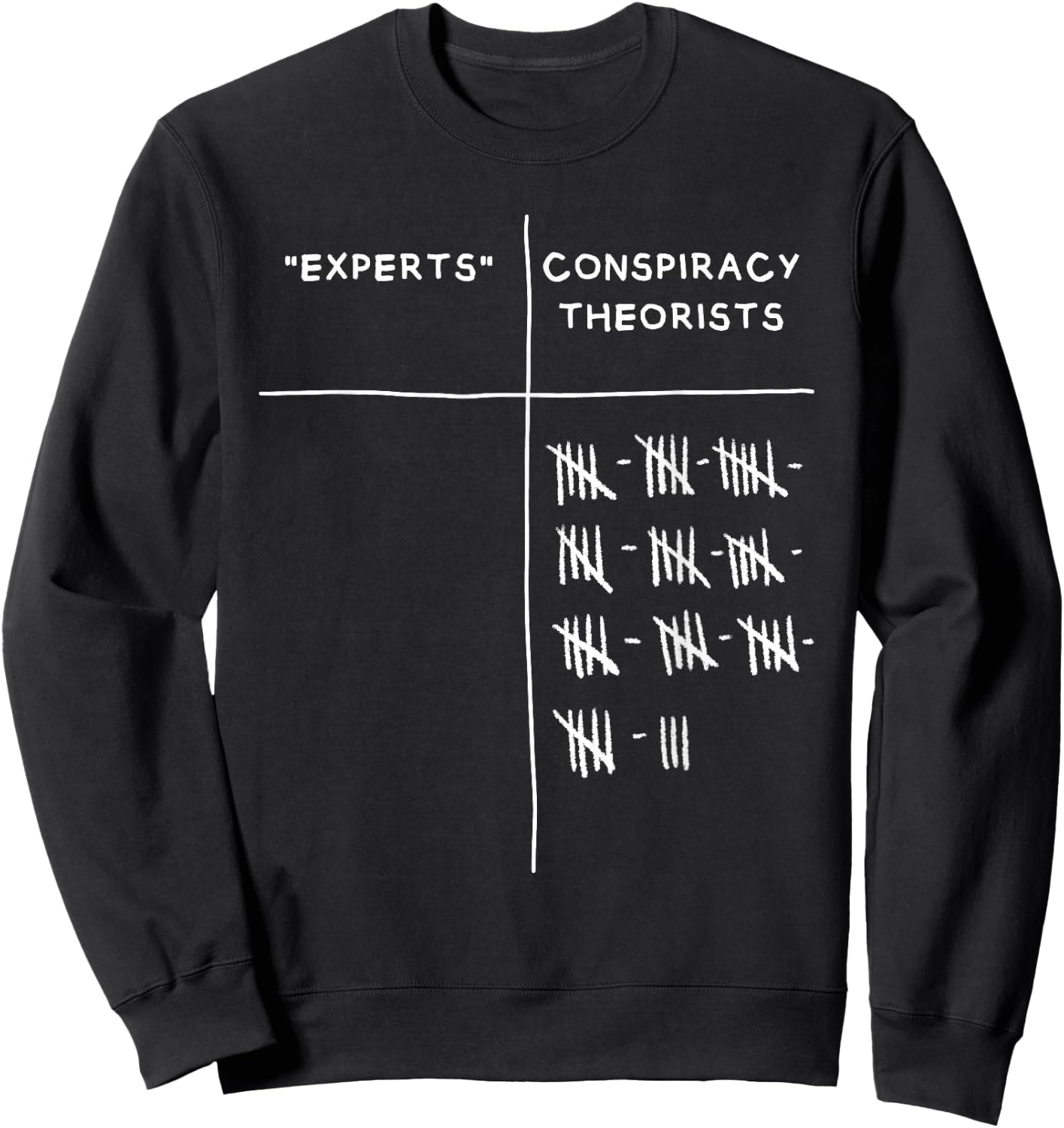 Cool Conspiracy Theorist Art Women Conspiracy Theory Sweatshirt - Sweatshirt | Black