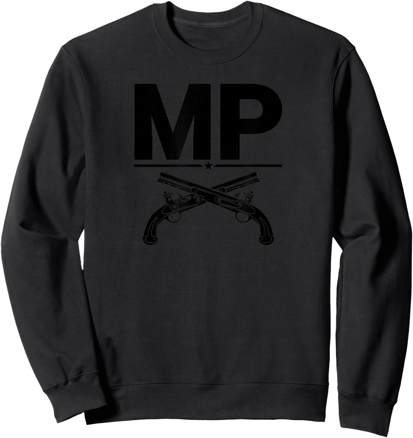 Mp Military Police Corps (black) Sweatshirt - Sweatshirt | Black