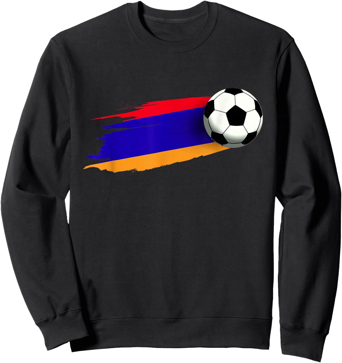 Armenia Flag Jersey Armenian Soccer Team Armenian Sweatshirt - Sweatshirt | Black