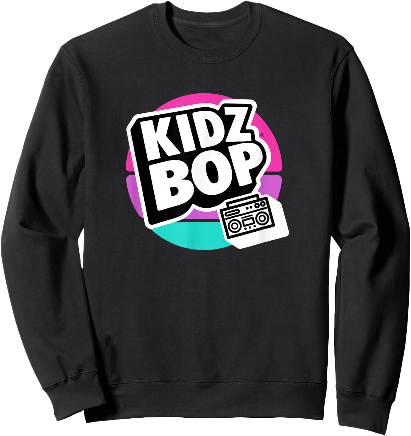 KIDZ BOP - Boombox Logo Sweatshirt - Sweatshirt | Black